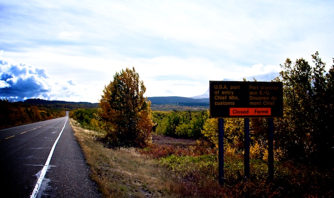 US Border Closed
